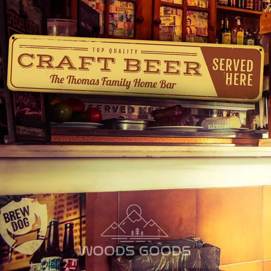 Custom Craft Beer Sign