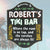 Custom Tiki Bar Beach Sign - tropical background