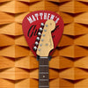 Custom Ultimate Guitarist Wall Mount Guitar Holder - with guitar hanging on wood wall
