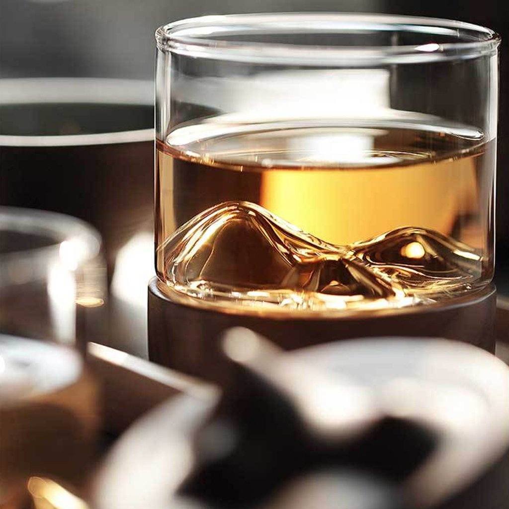 Mountain Sunset Whiskey Glass Set