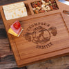 Personalized Bamboo Cheese Board &amp; Knife Set